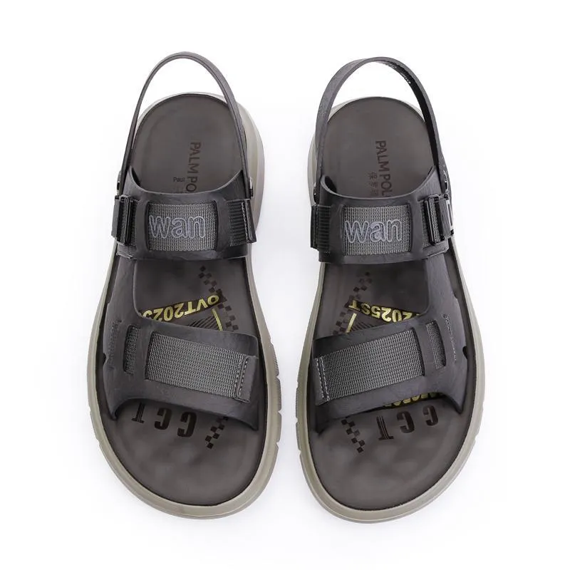Paladin Beach Sandals Men Gray/Khaki-3