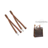 Brown Leather Strap ([Adjustable 64-80cm])