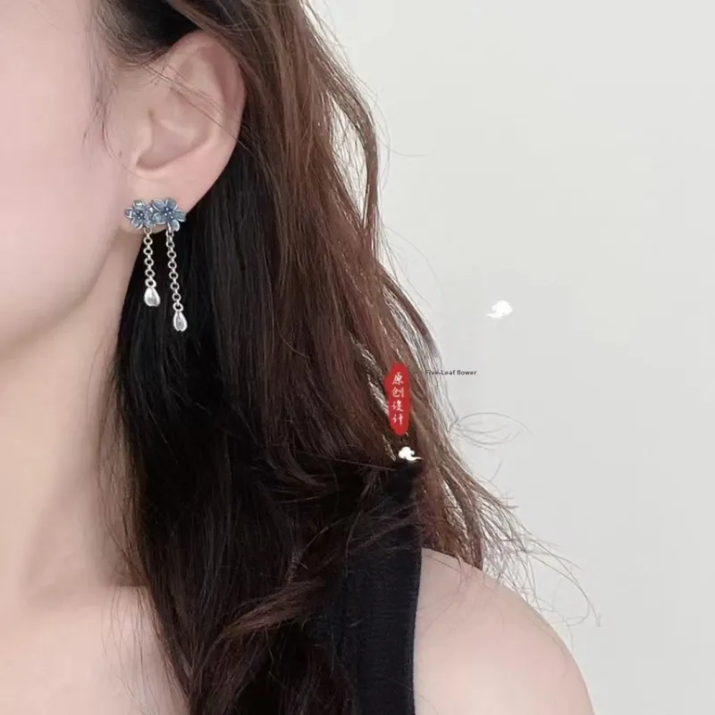 Kim Heng Hee S925 Silver Earrings Women's-4