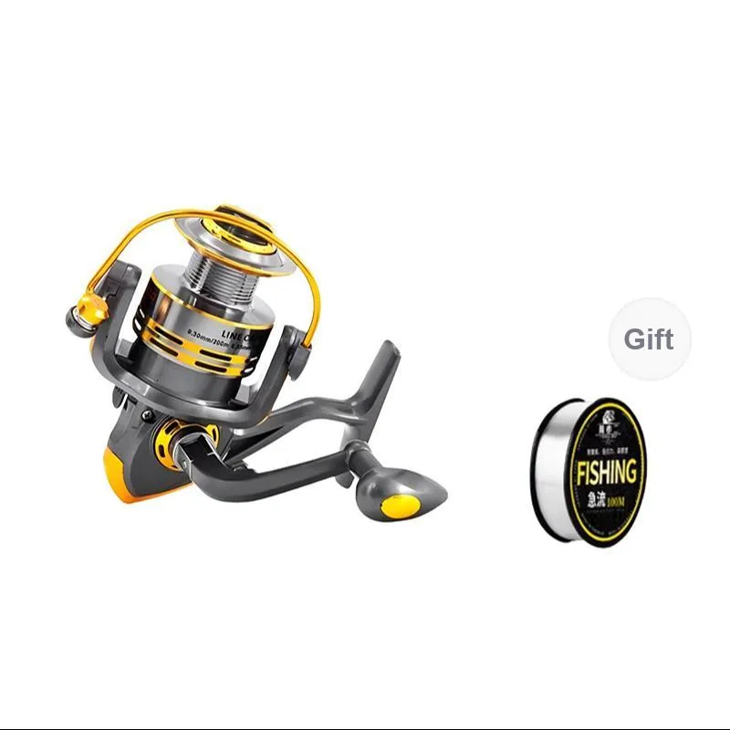 JETBEAM Fishing Line Reels Alloy Composite Material Front Unloader Spinning Wheels-5