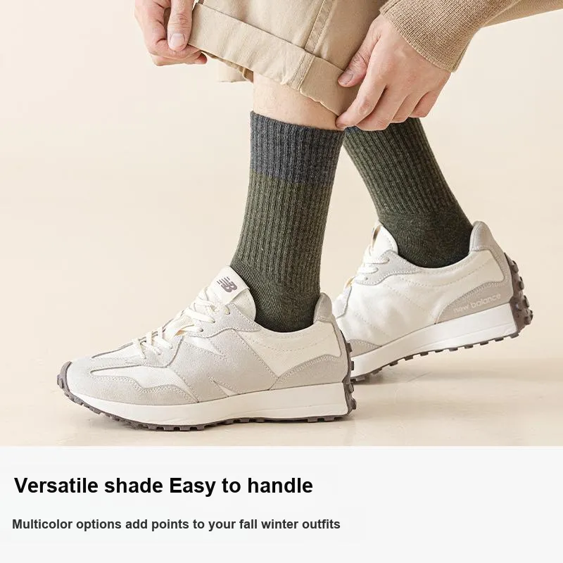 MIIOW Knee High Socks Men's Combo Set-11