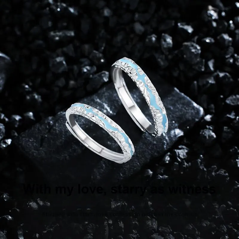 FOREVER MELODY 925 Sterling Silver Rings Unisex-4