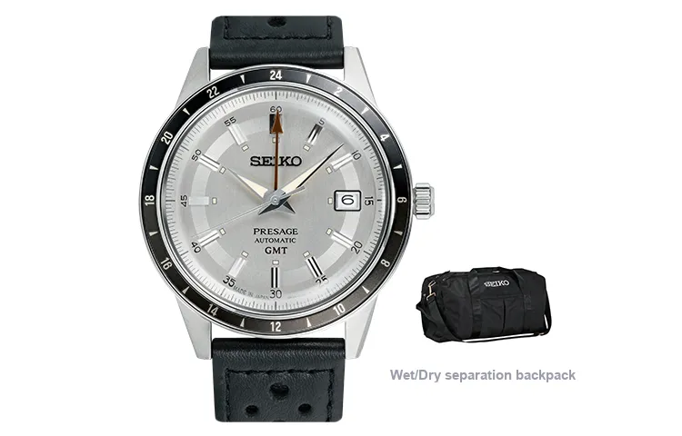 SEIKO Automatic Mechanical Movement Stainless Steel Strap Watch 40.75mm Men's Watches Blue Dial SSK009J1-5