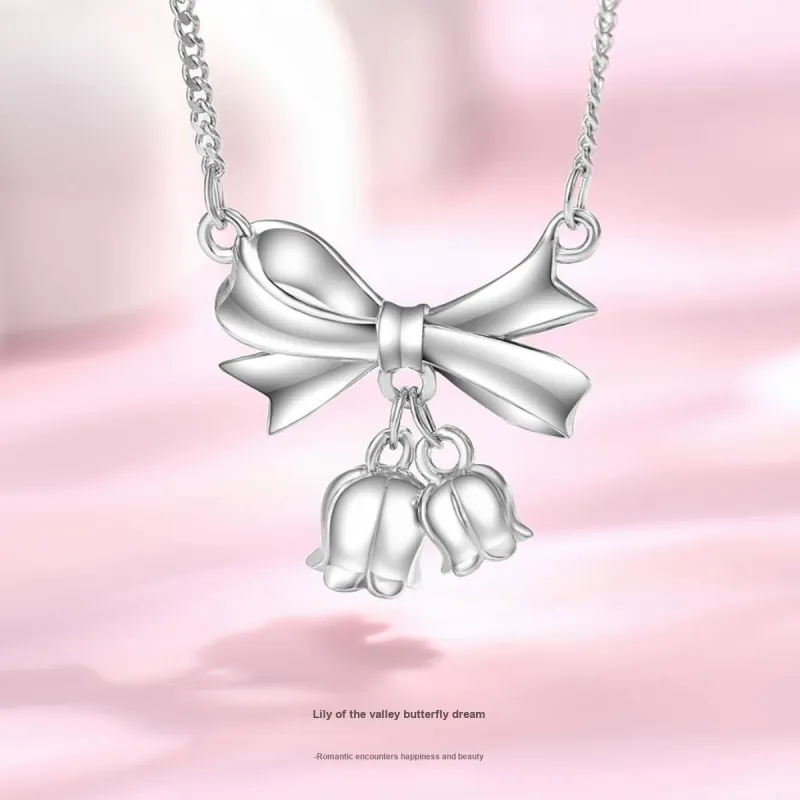 LUKFOOK JEWELLERY S925 Silver Necklaces Women's-1