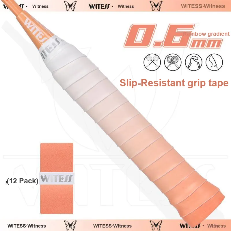 WITESS Badminton Grip Tape Macaron Color Palette 6 Colors To Choose PU Thin 1100*25*0.6mm-44