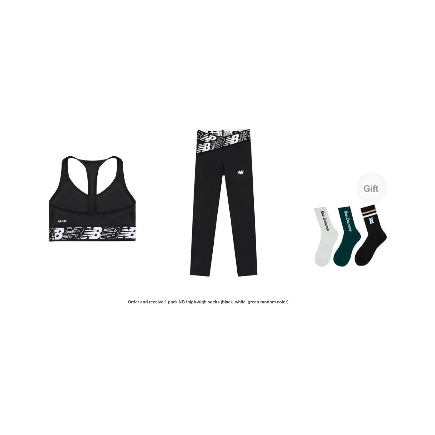 New Balance Fitness Sets Women's Black