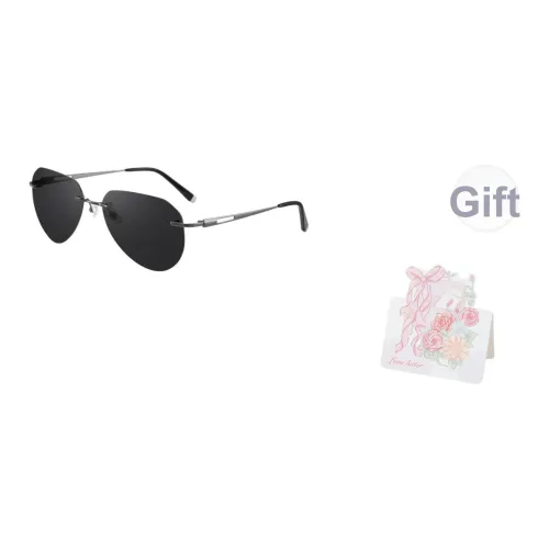 CAPONI Титан Нерегулярная форма Солнцезащитные очки Унисекс Металлический