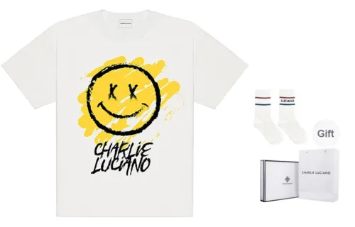 Charlie Luciano T-Shirt Unisex White