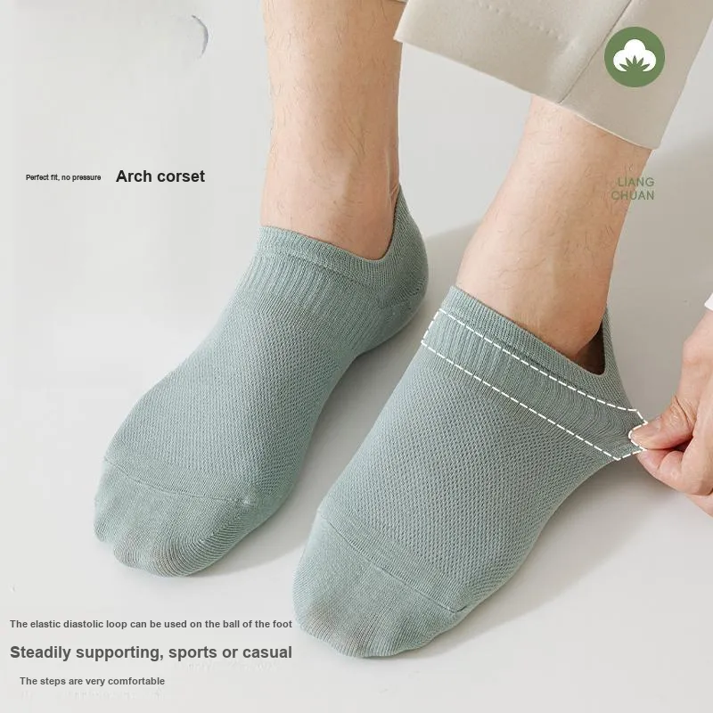 Montagut No Show Socks Men's Combo Set-5