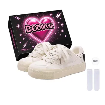 Boldi Kuki Low Top Skateboard Shoes Women's Ecru