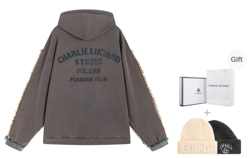 Charlie Luciano Jackets Coats Unisex Blue-1