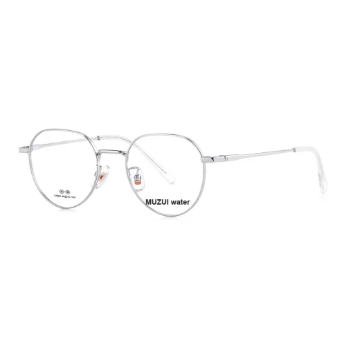 MUZU Пластина And Металлический сплав Круглая Оправа для очков Унисекс Многоцветная