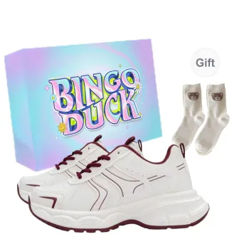 BINGO DUCK Low Top Chunky Sneakers Women's