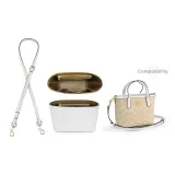 [Clothing Sets]Chalk White Crossbody Shoulder Strap+DuPont Paper Liner