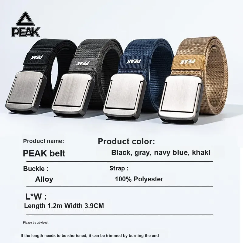 PEAK Polyester Sports Belts Men's 3.9CM Width-5