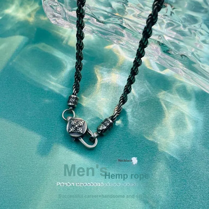 Shang Qianyi S925 Silver Necklaces Men's-2