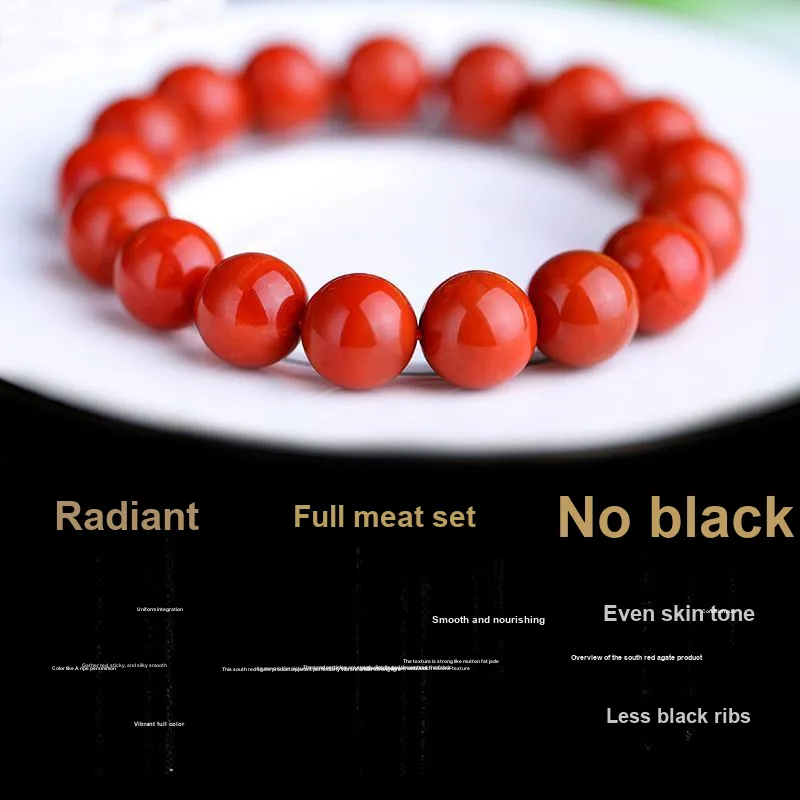Cardamom Time Southern Red Agate Fine Jade Bracelets Unisex-2