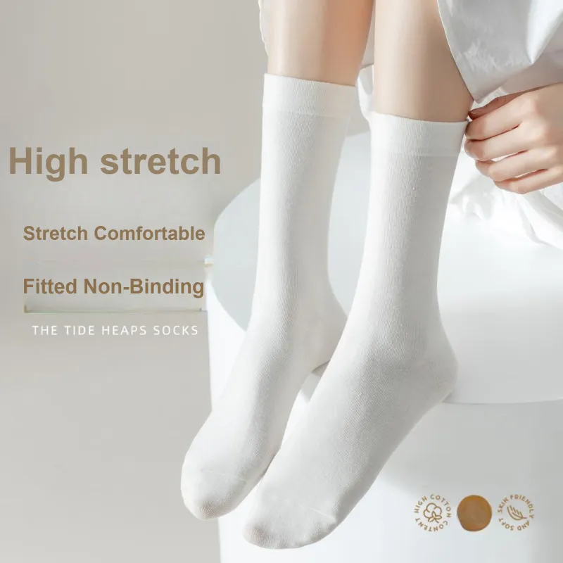 XXLLG Mid Calf Socks Women's 6 Pack-2