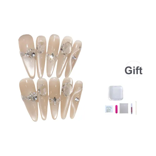 A Few More Cute [Пустыня Songstress] очаровательный и соблазнительный искусственный ногтевой съемный длинный заостренный телесный с эффектом смоки