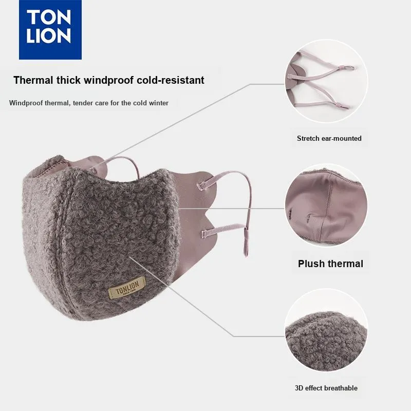 Tonlion Polyester Face Masks Unisex-16