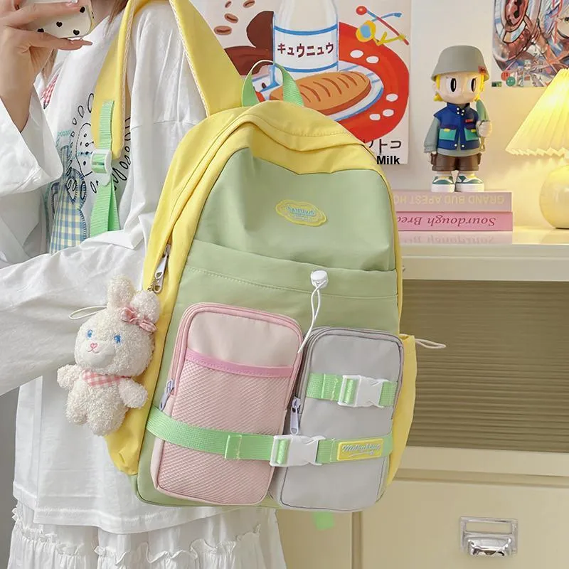 Debecca Polyester Backpack Women's Multicolor-3