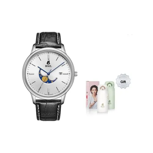 ERNEST BOREL Элегантные Кварцевые Мужские Часы Циферблат 40 Белый