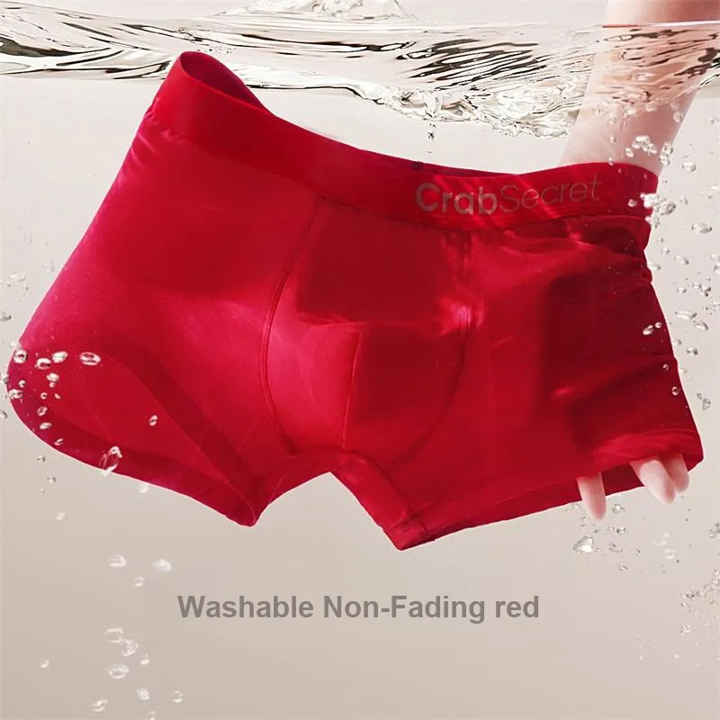Crabsecret Underpants Men's 3 Pack Red-5