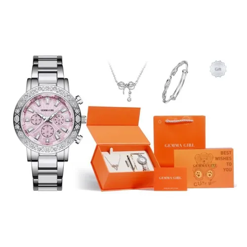 GEMMA GIRL Кварцевый механизм Женские часы Синий циферблат