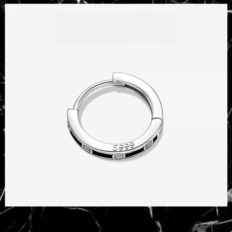 ZWU 999 Fine Silver Earrings Unisex-2