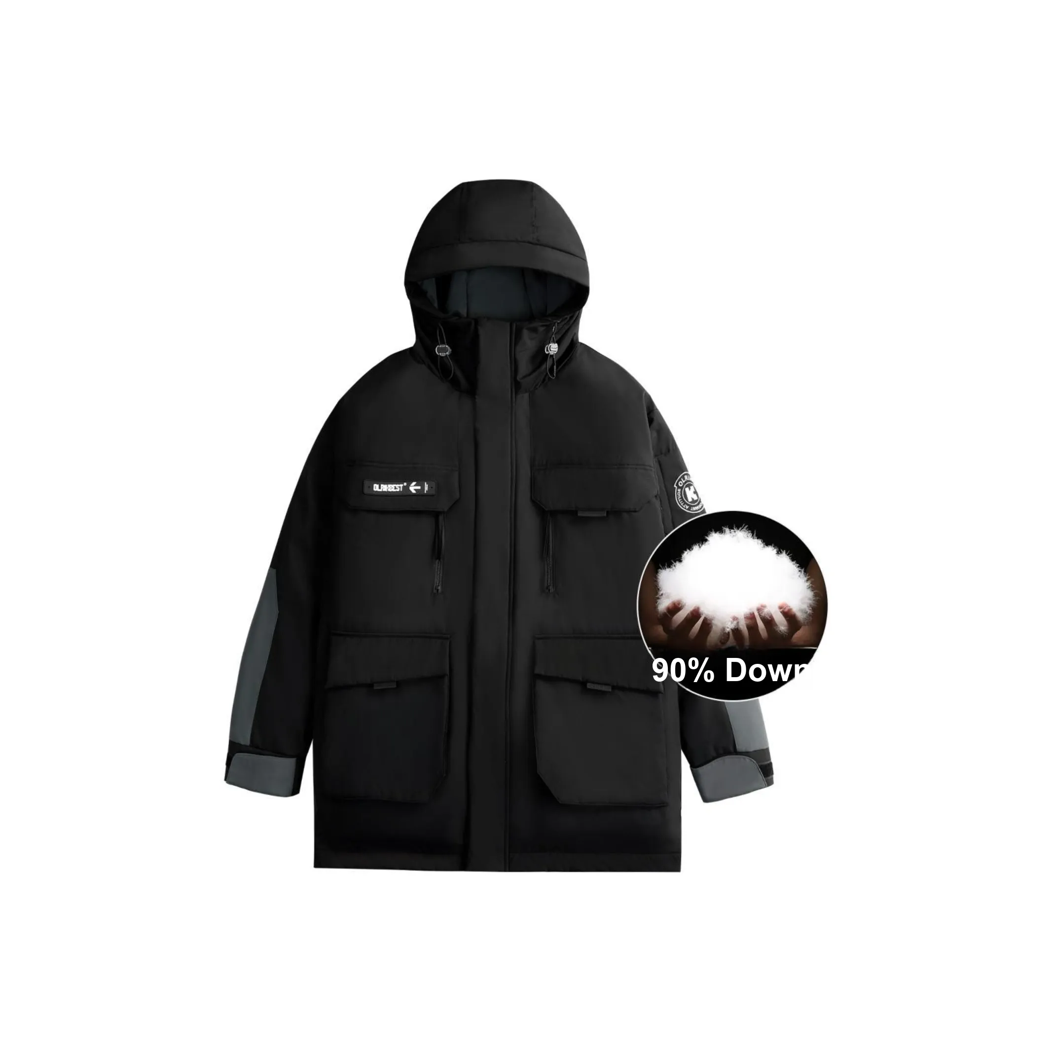 OLRIK Зимний пуховик унисекс