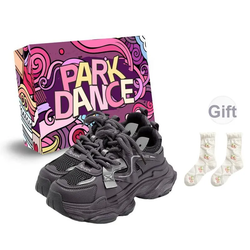 PARK DANCE Slip Resistant Low Top Chunky Sneakers Women's-21