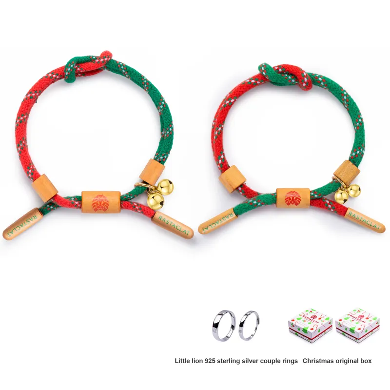 Rastaclat Polyester Small Lion Woven Bracelet Unisex-15