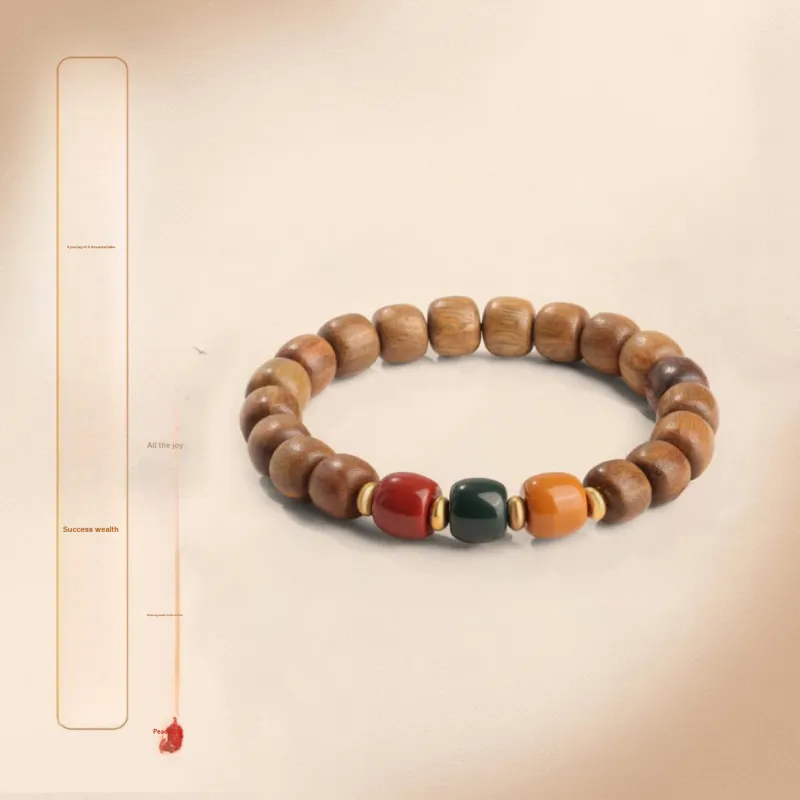 The Years Are Quiet Green Sandalwood Bracelets Unisex-1