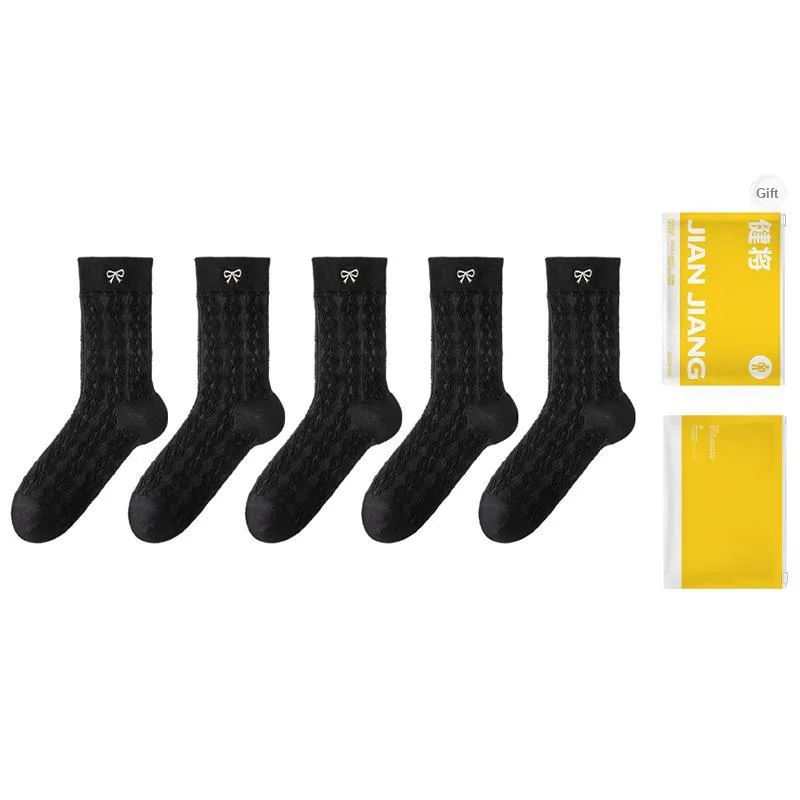 Master Mid Calf Socks Women's Shopping Bag Combo Set-14