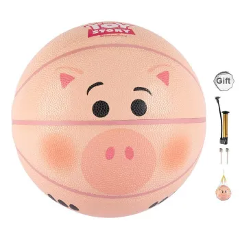 MESUCA x Disney PU Basketball Pink Yellow Size 7 Ball Training