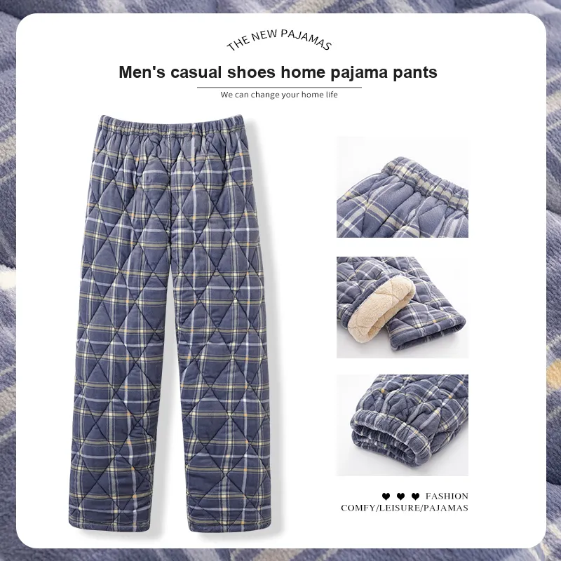MADALLO Pajama Pants Men's Blue-1