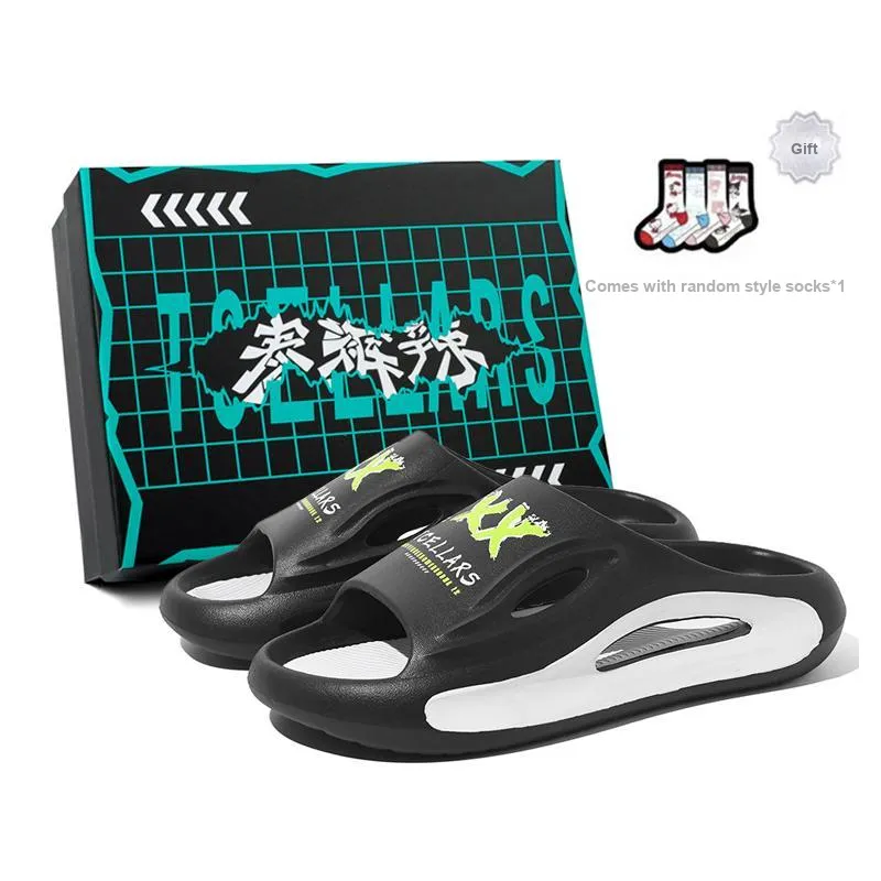 TCELLARS Graffiti Quiet Slip Resistant Odor Resistant Abrasion Resistant Quick Dry Antibacterial Slide Slippers Unisex-0