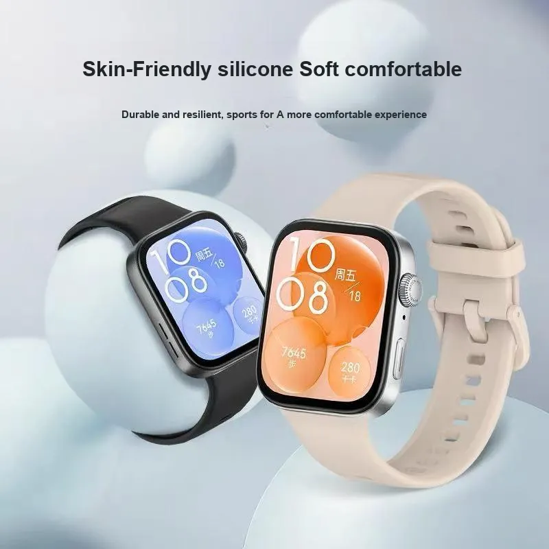 MUZHITIANKONG Huawei Compatibility Watch Band 150 240mm Silicone Material-1
