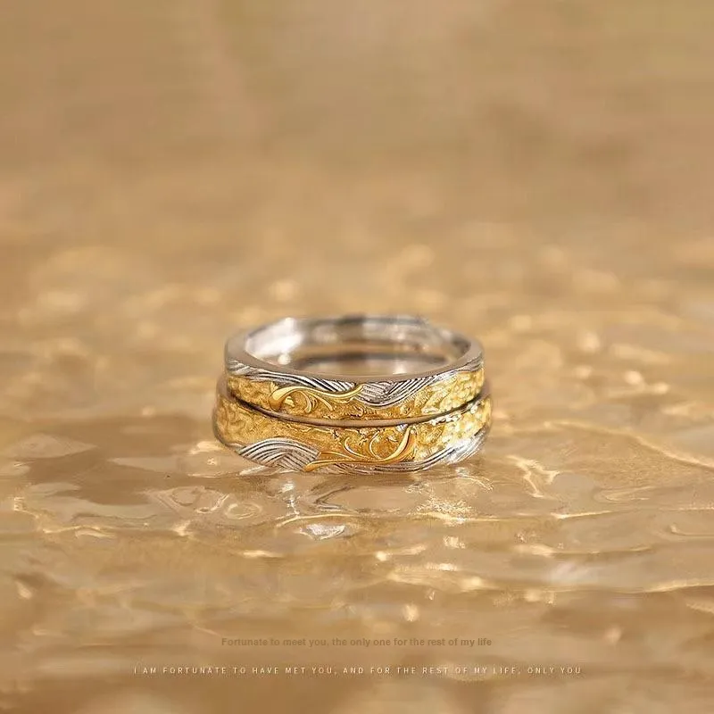 FOREVER MELODY 925 Sterling Silver Rings Unisex-1