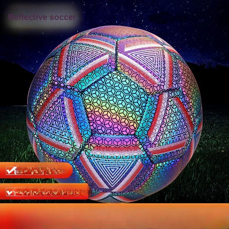 Summos Size 5 Soccer PU Machine Stitched Soccer Ball Unisex Dazzling Color-1