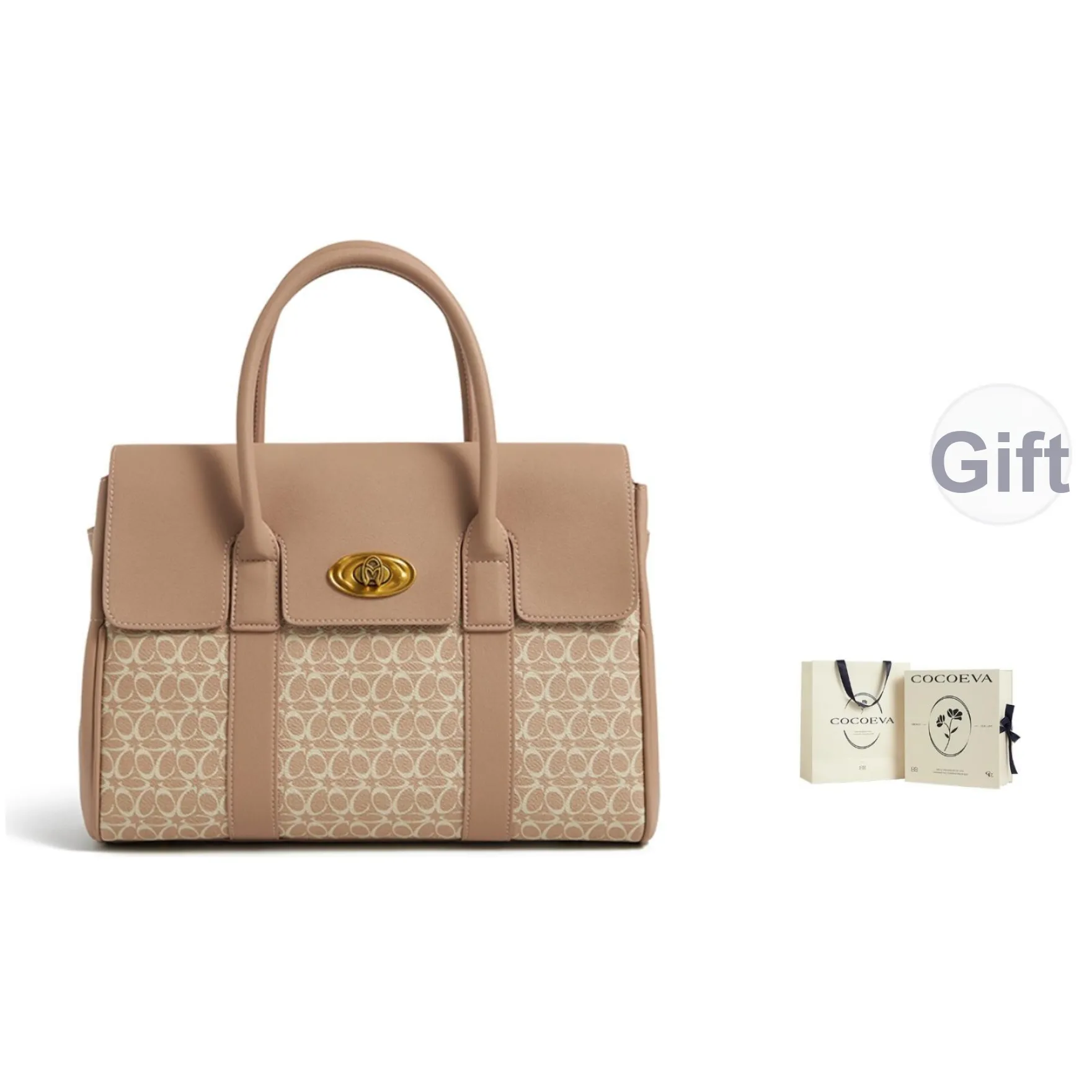 COCOEVA PVC Винтажная Сумка через плечо с большой вместимостью Сумка для женщин Счастливый красный Дуск коричневый Коричневый коралловый