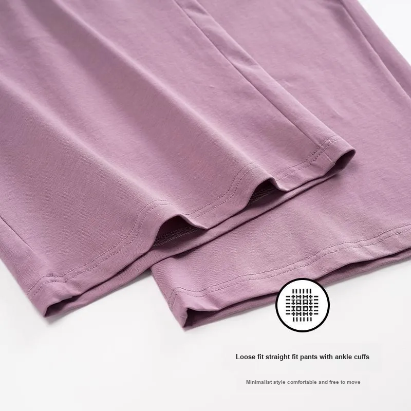 GOSO Pajama Pants Women's Gray Purple-3