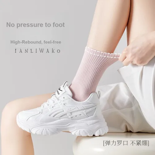MIIOW Mid-Calf Socks Women's Shopping Bag 6 Pack