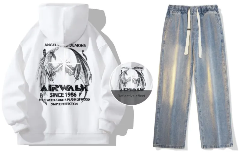 Airwalk Sweatshirt Sets Unisex-71