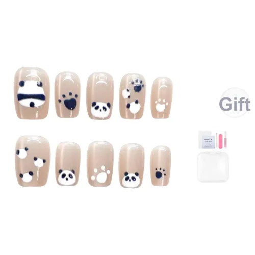 Yun Yue Joe Милый медведь Премиум Осветляющий Милый Укороченный 14mm Розовый Ручной рисунок Милый Детство Веселье Короткий ЛАДЬЯ