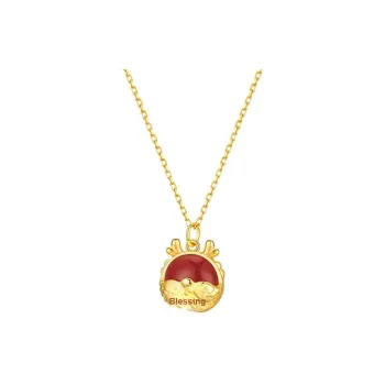 Best Wishes Agate Jade Necklaces Women's