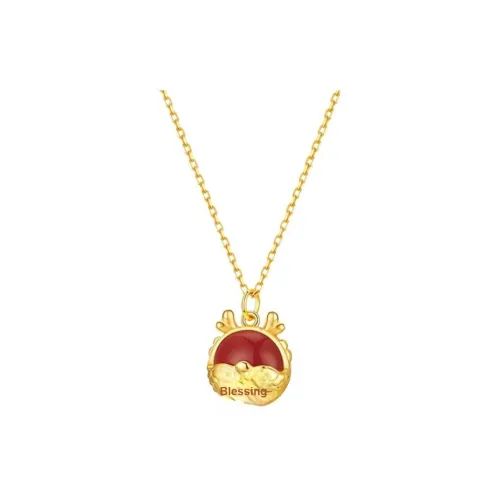 Best Wishes Agate Jade Necklaces Women's