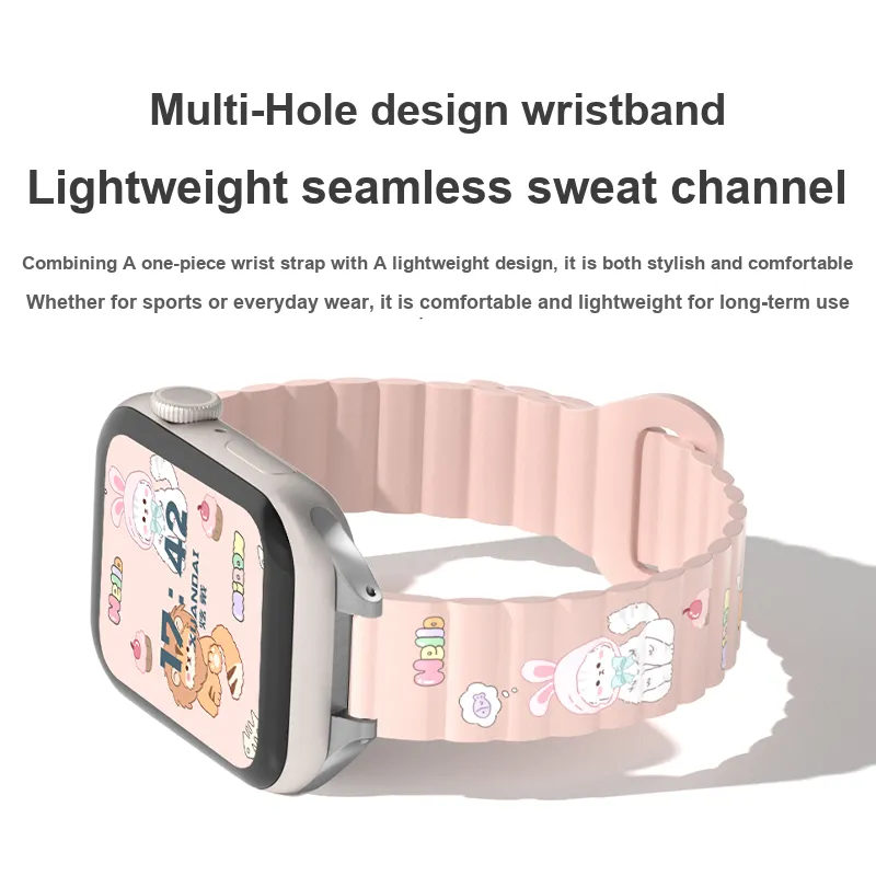 Fly Watch Band Apple Compatibility Silicone Material-2