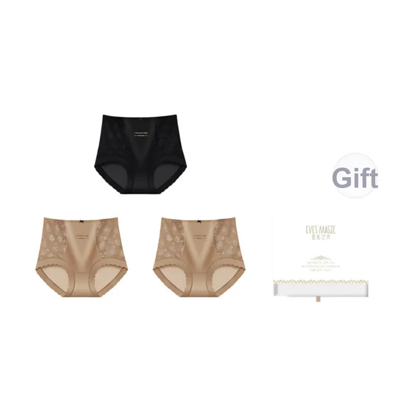 XIA.WA.ZHI.XIU Underpants Women's 3 Pack Gift Box Set-24