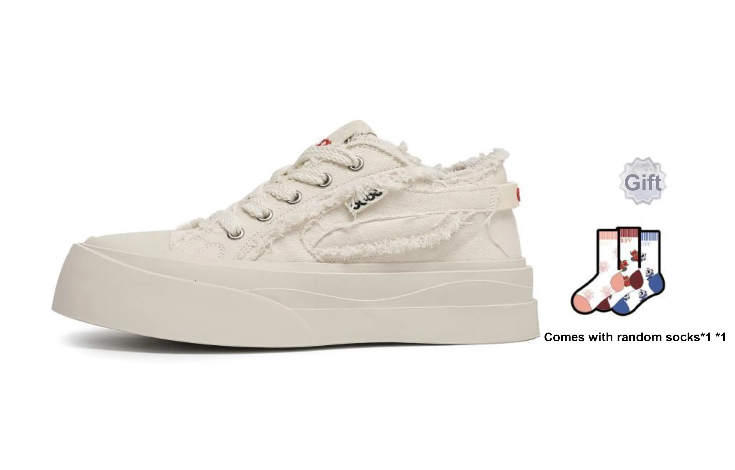 BUFFALO BOUND Anti-Slip Wear-Resistant Low-Top Skateboard Shoes Unisex